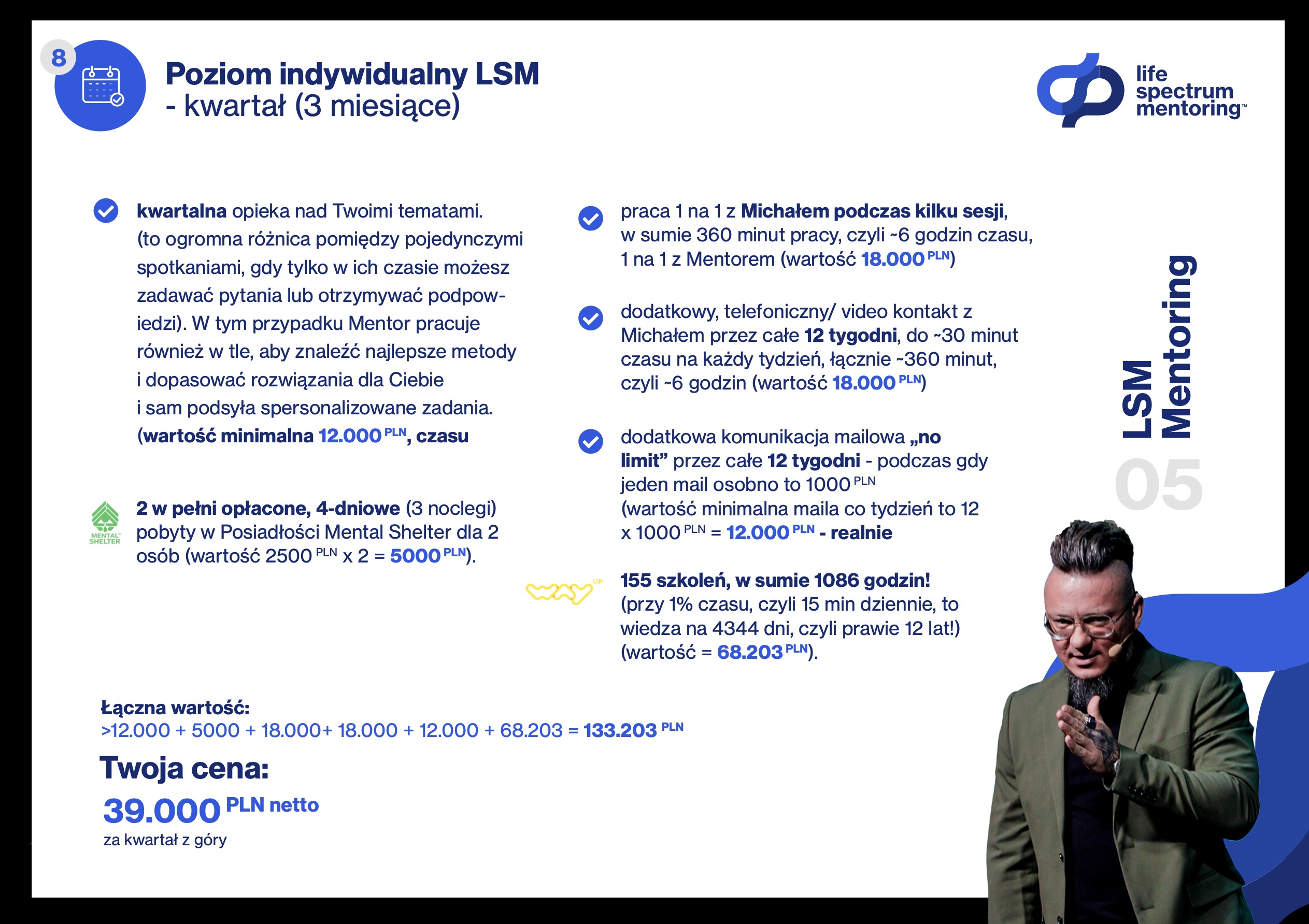 LSM czyli indywidualny Life Spektrum Mentoring z Kołczem Majkiem
